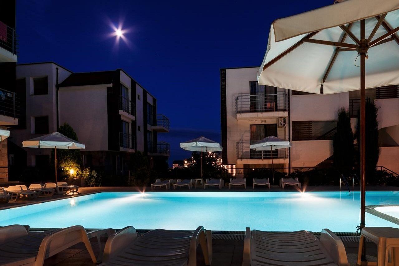 New Line Village Apartments Сонячний Берег Екстер'єр фото